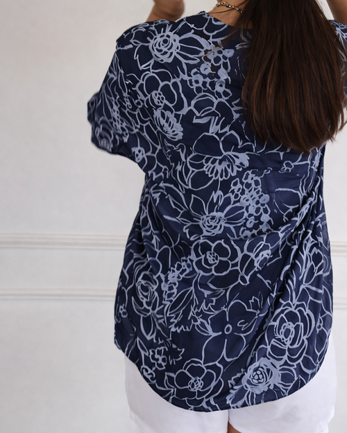 Camila | Elegant Blus med Ficka