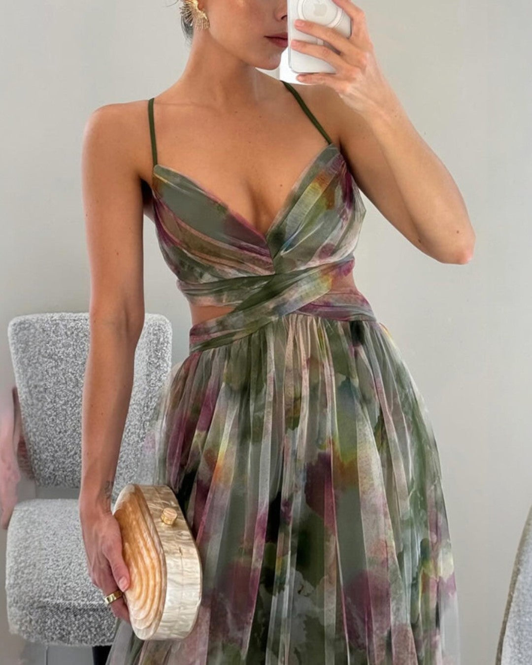 Elegant Silkesklänning Marbella – Maison Claire et Sylvie