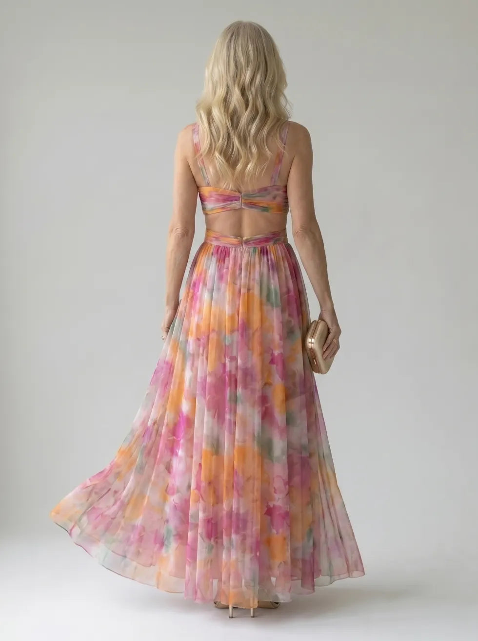 Isel | Soft Wrap Maxi Klänning