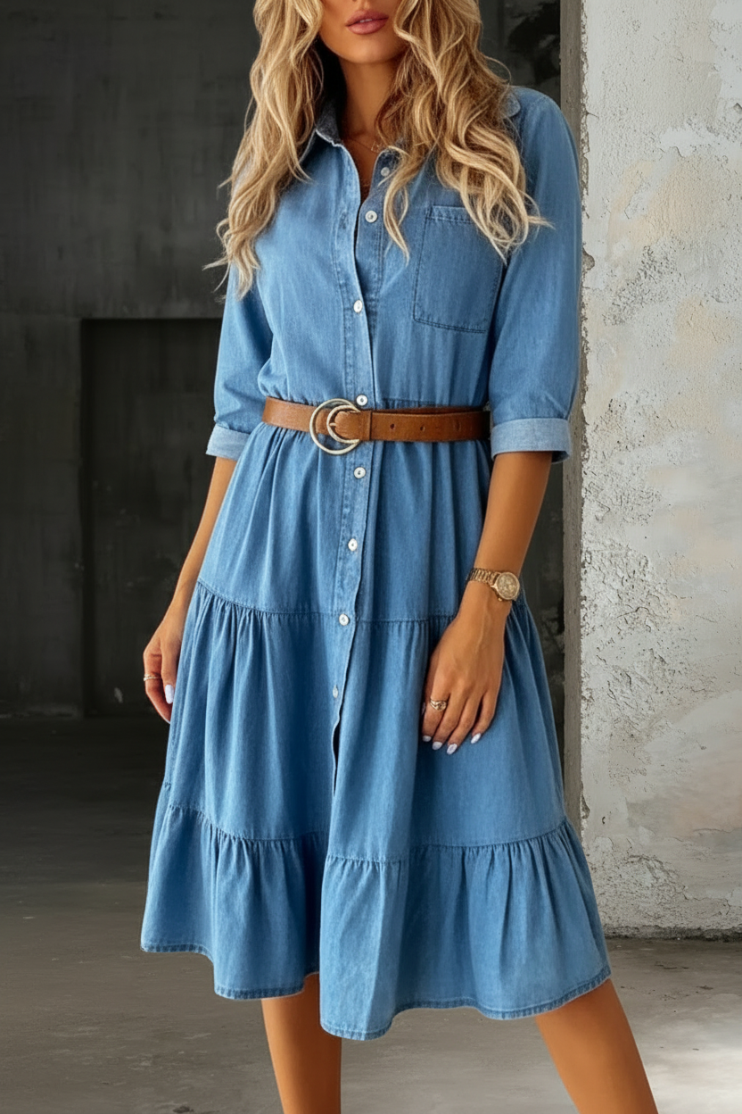 Barbara | Avslappnad Elegant Klänning