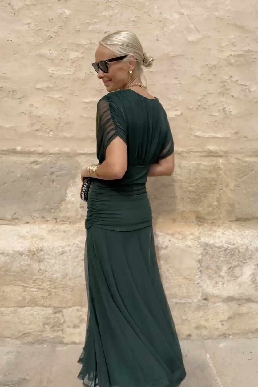 Elegant Silkesklänning Santana - Maison Claire et Sylvie
