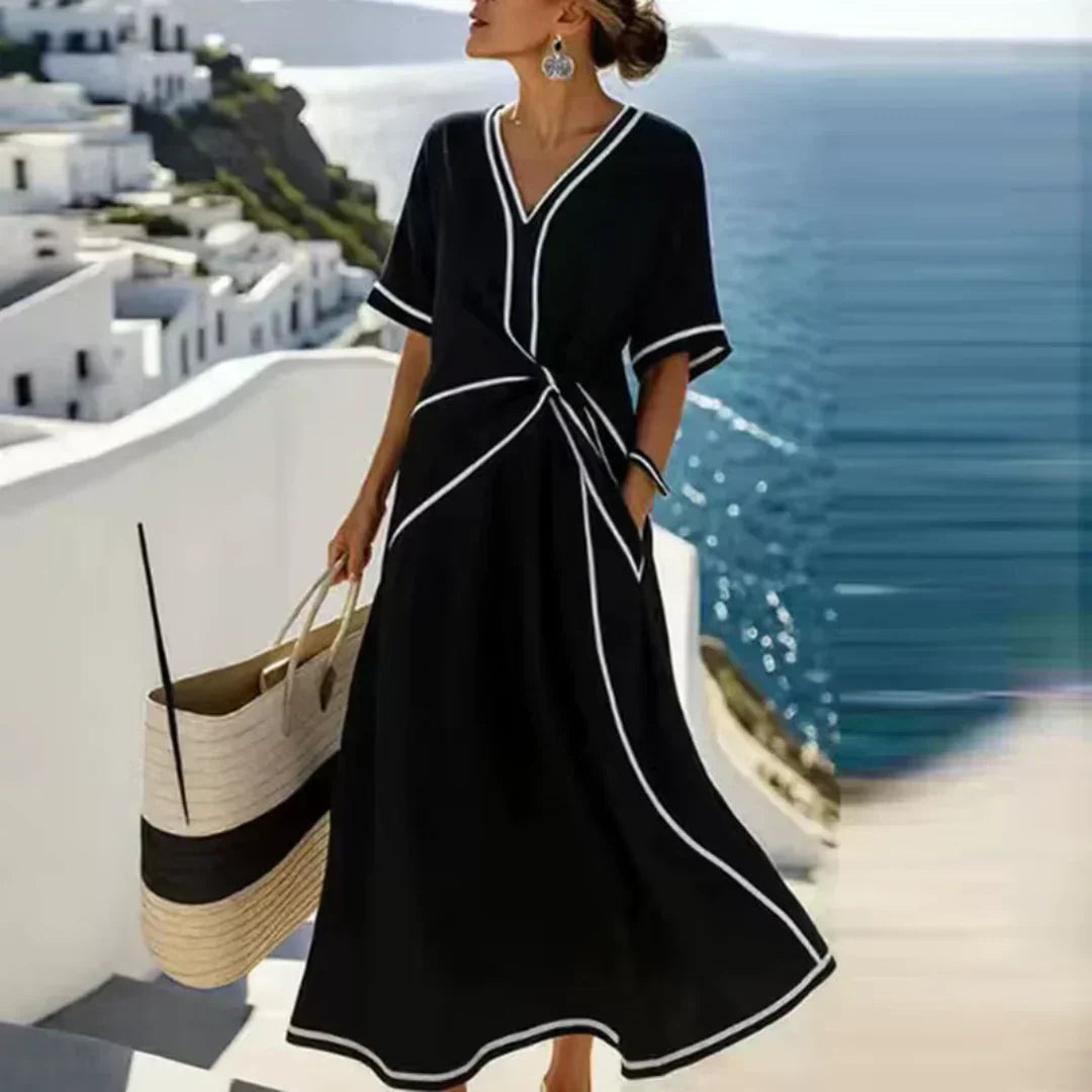Hannah | Elegant Flatterande Klänning