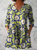 Elodie | Långärmad Blus med V-Hals