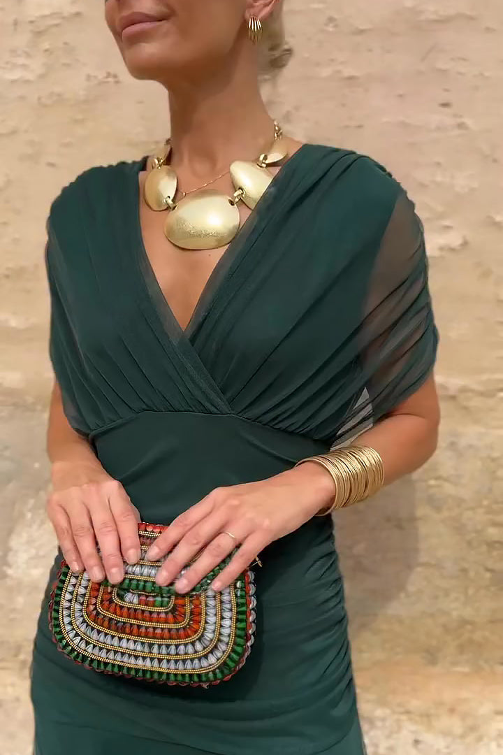 Elegant Silkesklänning Santana - Maison Claire et Sylvie