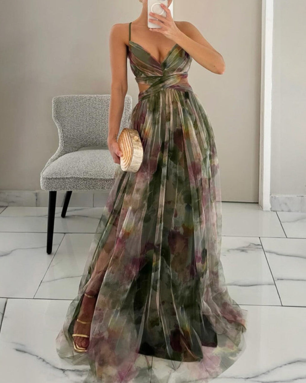 Elegant Silkesklänning Marbella – Maison Claire et Sylvie