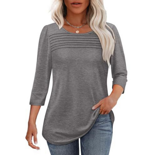 ALLISON | Casual Plisserad Vårtop