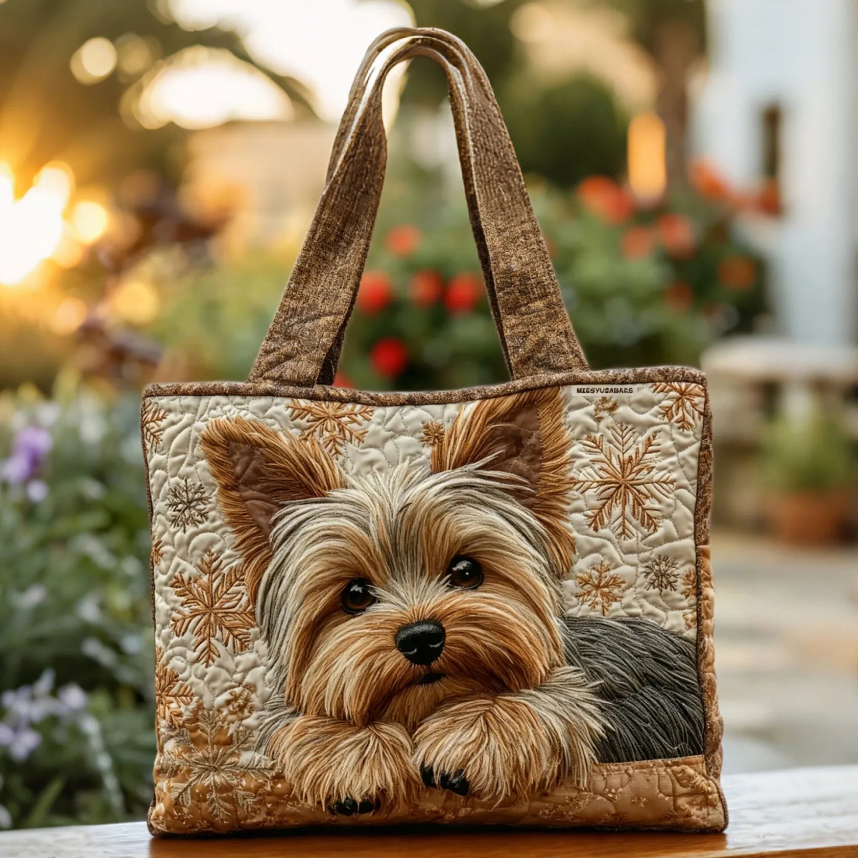 HÅNDLAVET VÄSKA - YORKSHIRE TERRIER