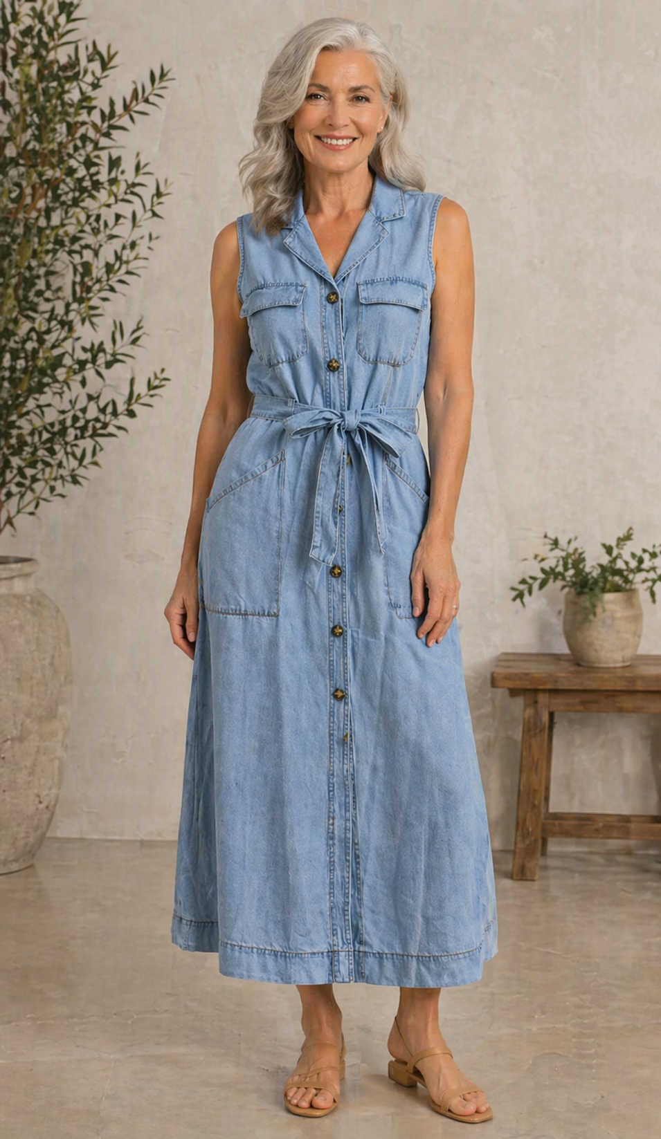 Susan | Denim Klänning