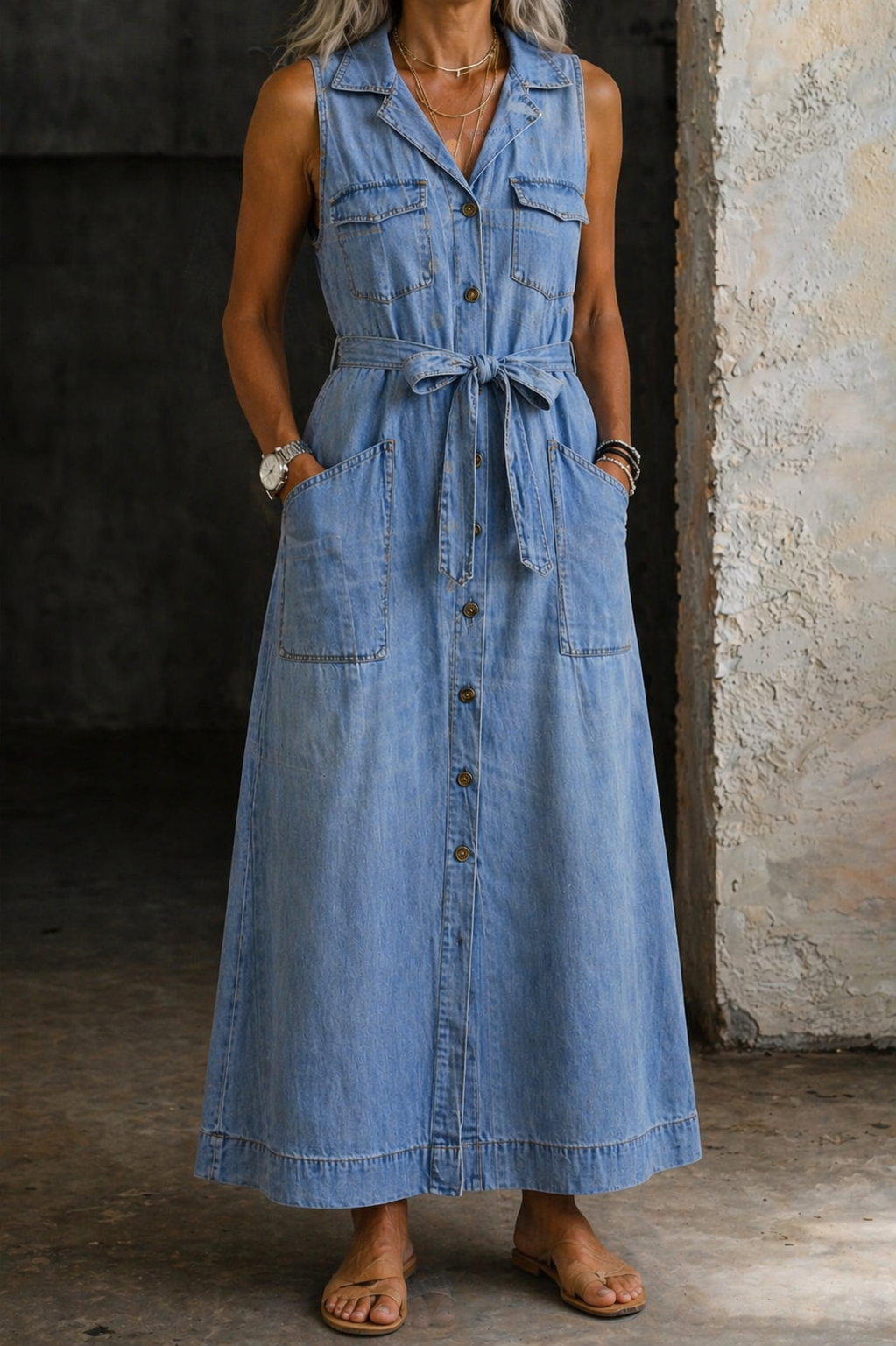 Susan | Denim Klänning