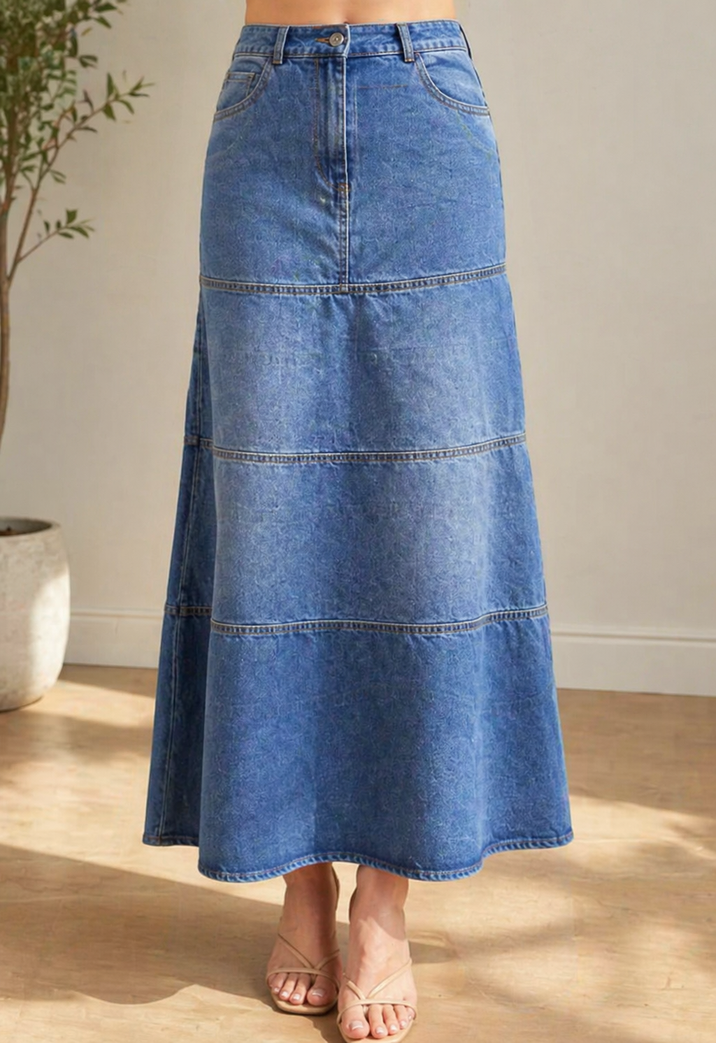 Mary | Mellangårds Denim Kjol