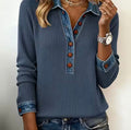 Clara | Vardags Ribbstickad Topp