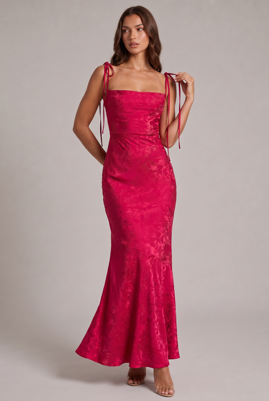 Suknia Floriana Jacquard Bloom