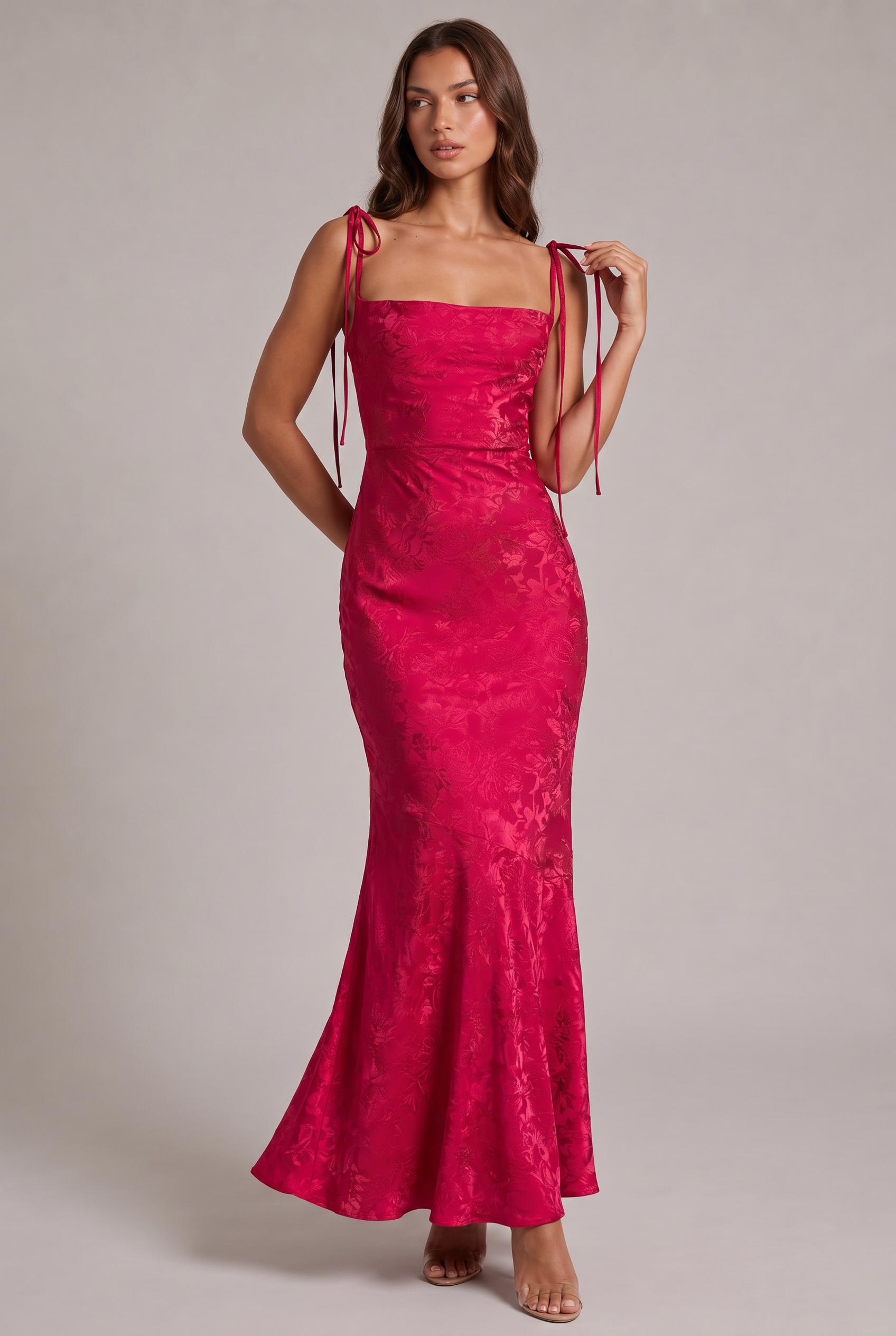 Suknia Floriana Jacquard Bloom