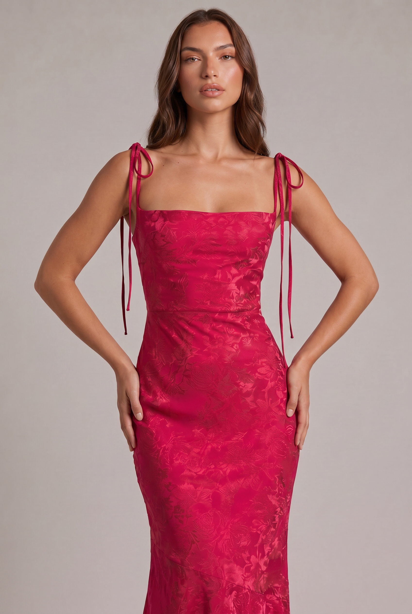 Suknia Floriana Jacquard Bloom