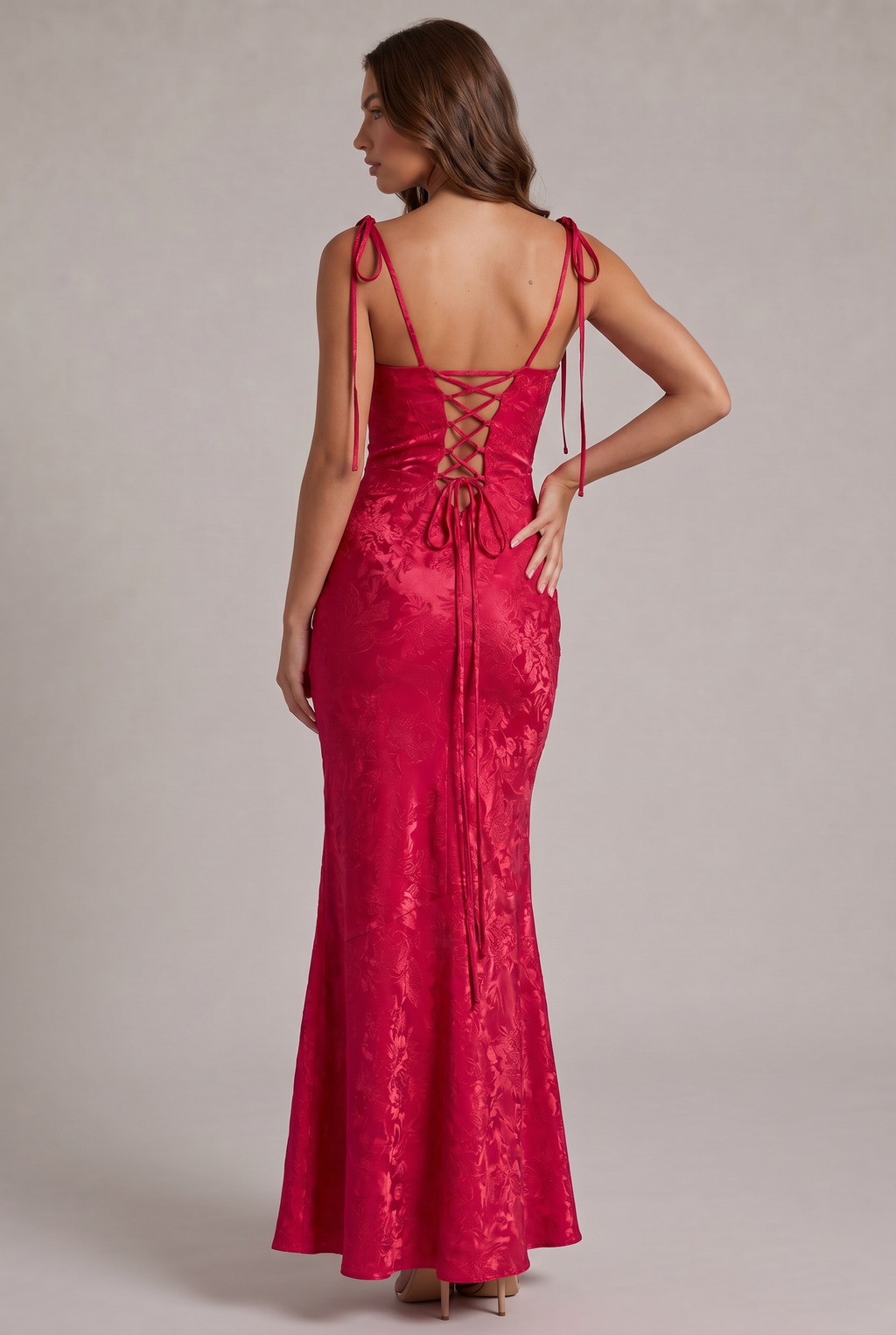 Suknia Floriana Jacquard Bloom