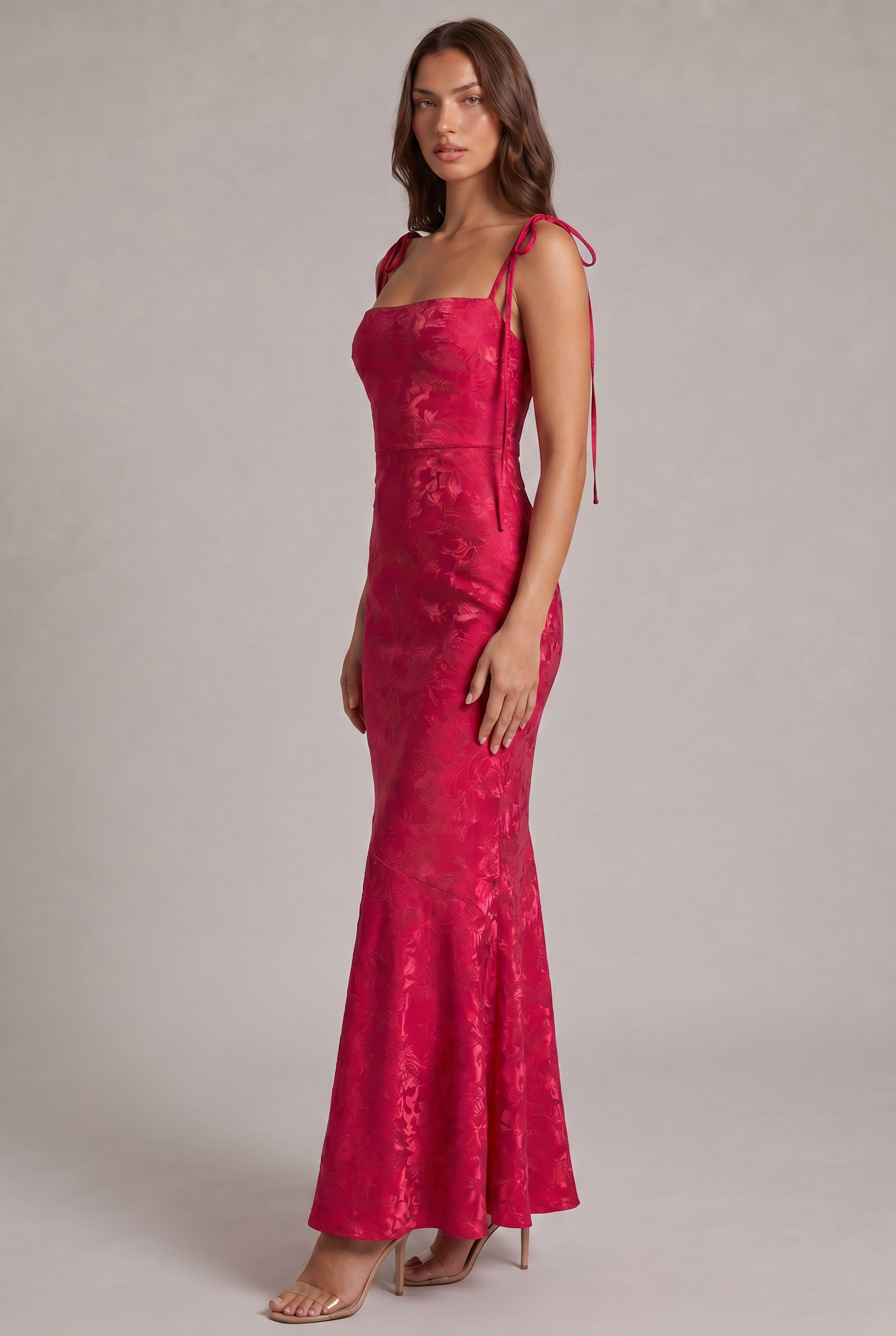 Suknia Floriana Jacquard Bloom