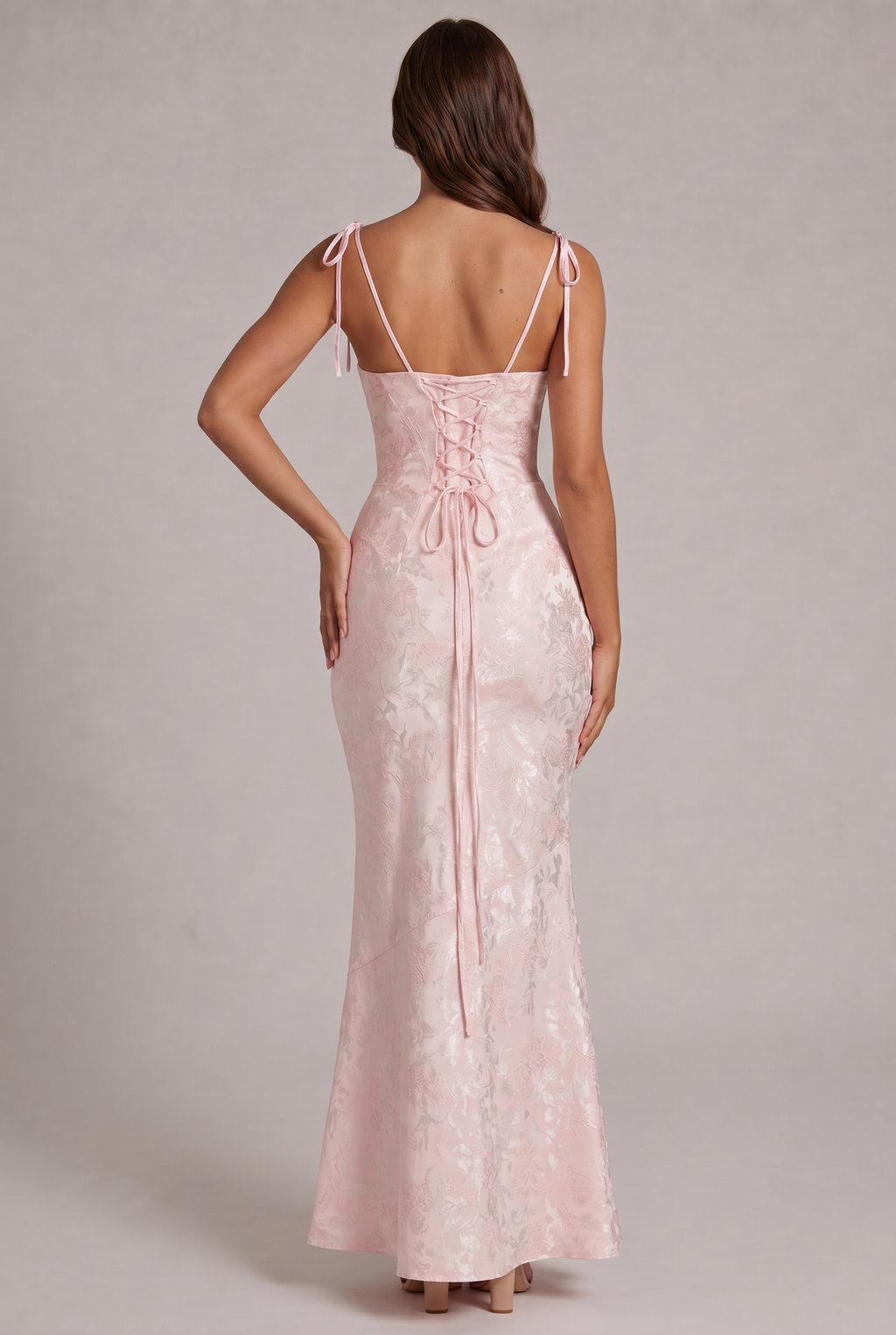 Suknia Floriana Jacquard Bloom