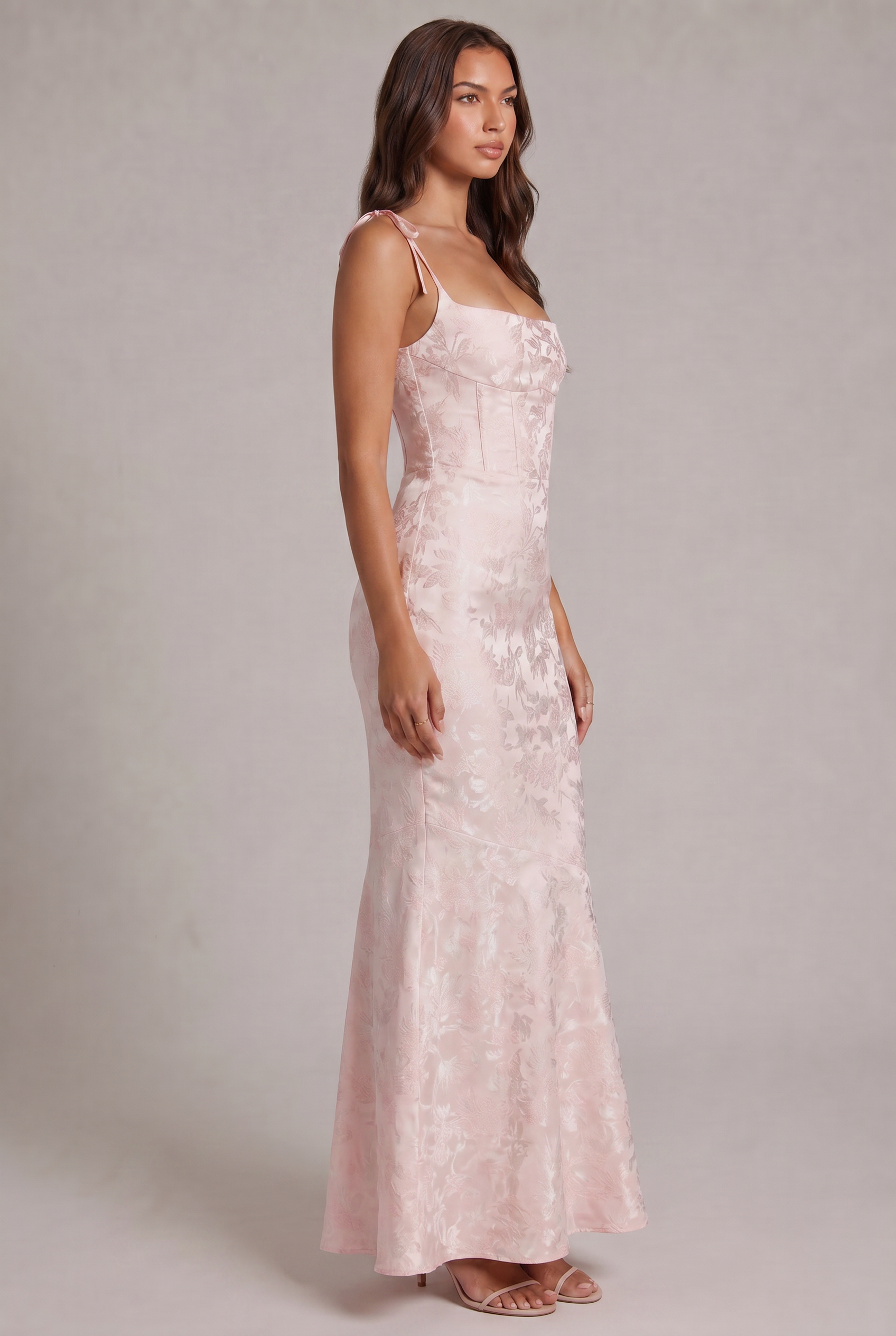 Suknia Floriana Jacquard Bloom