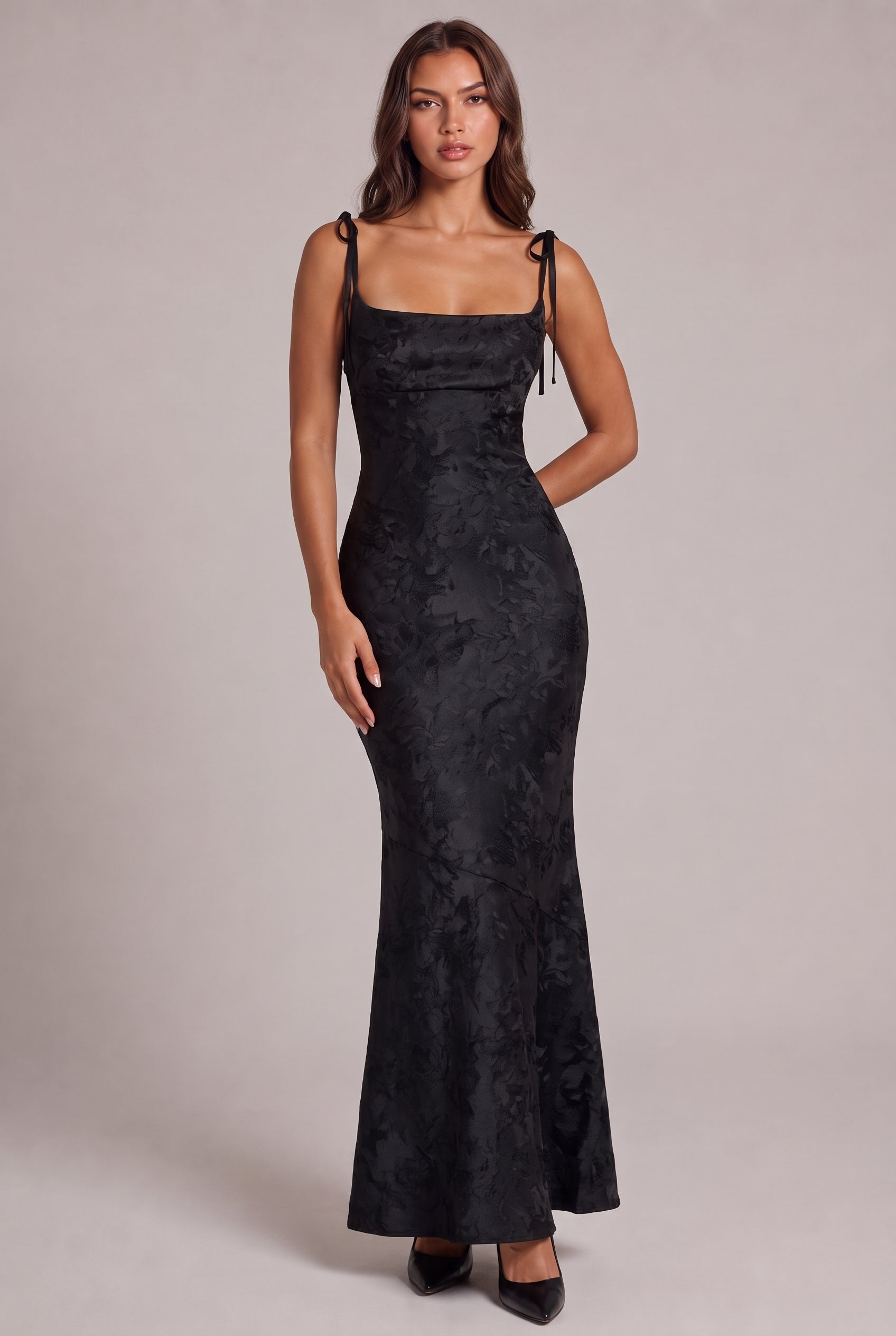 Suknia Floriana Jacquard Bloom