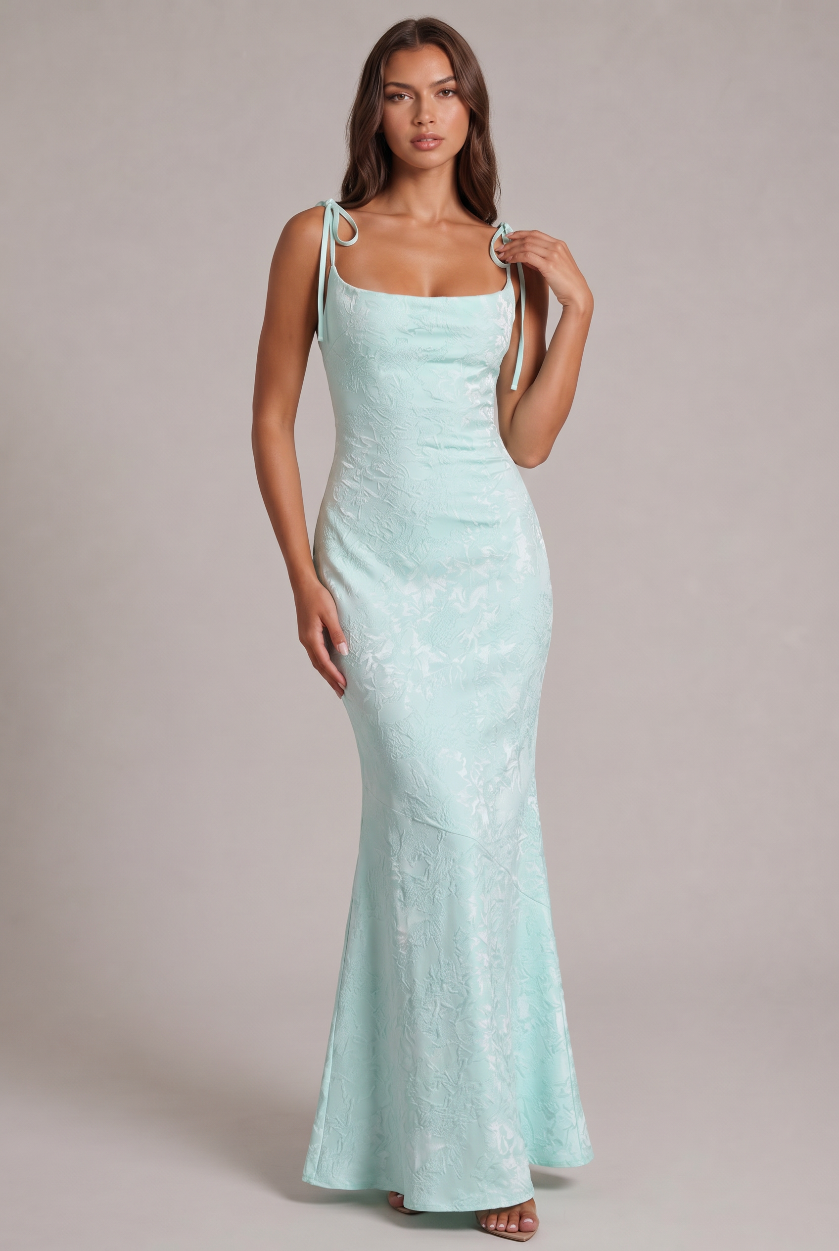 Suknia Floriana Jacquard Bloom