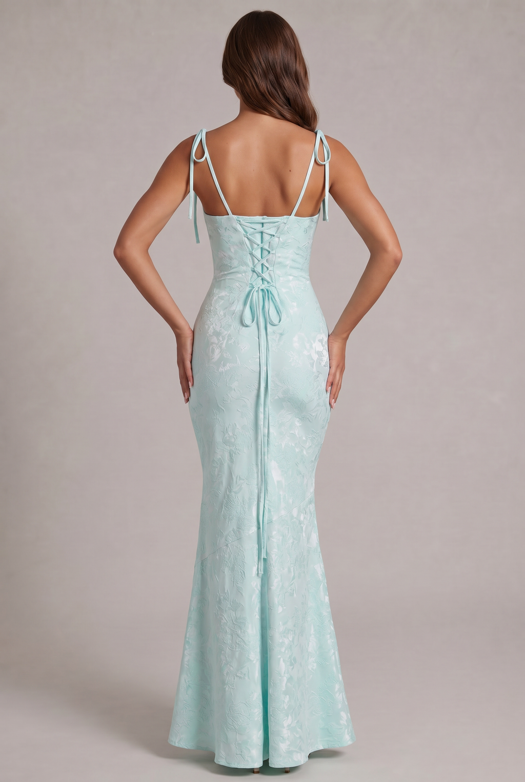 Suknia Floriana Jacquard Bloom