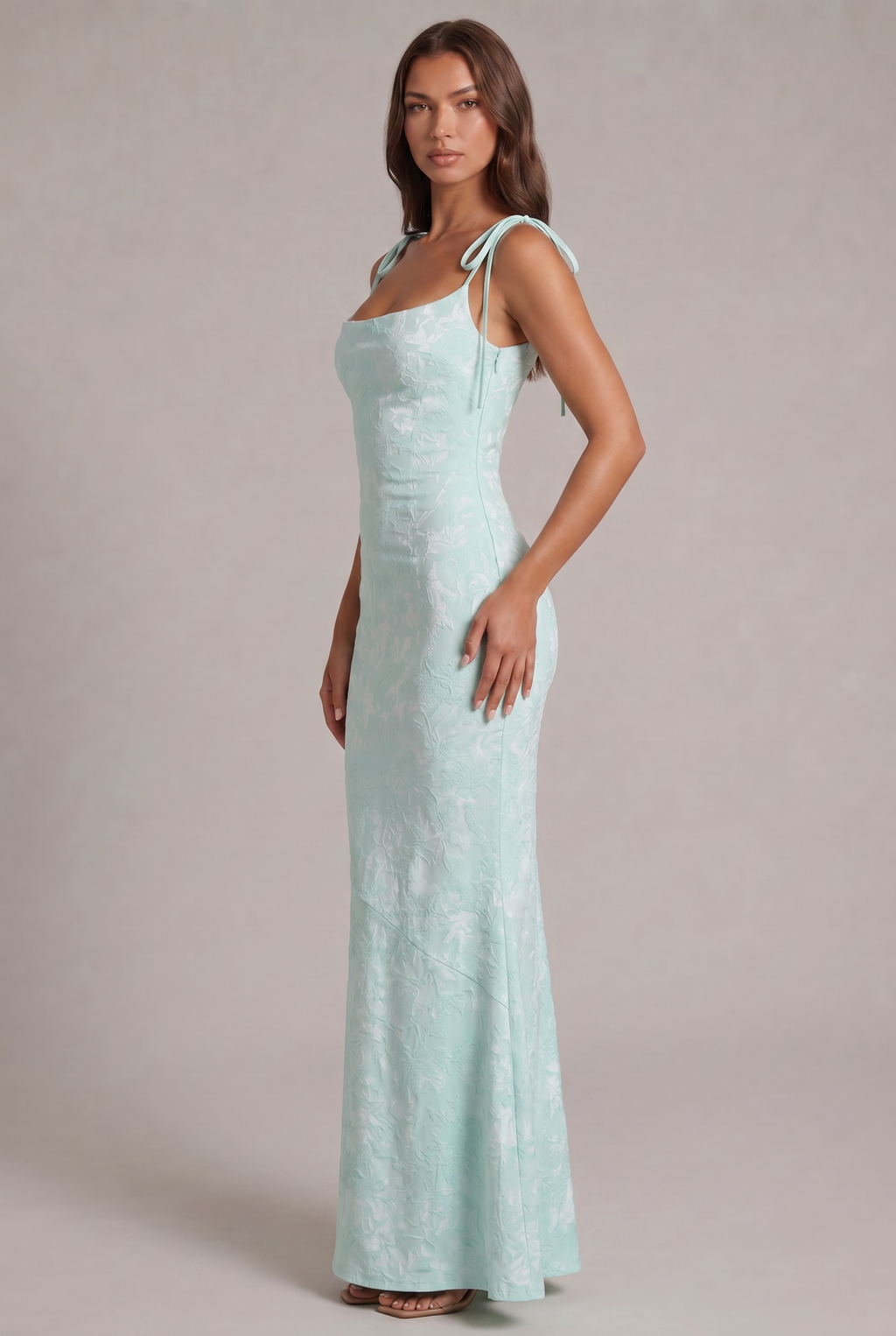 Suknia Floriana Jacquard Bloom