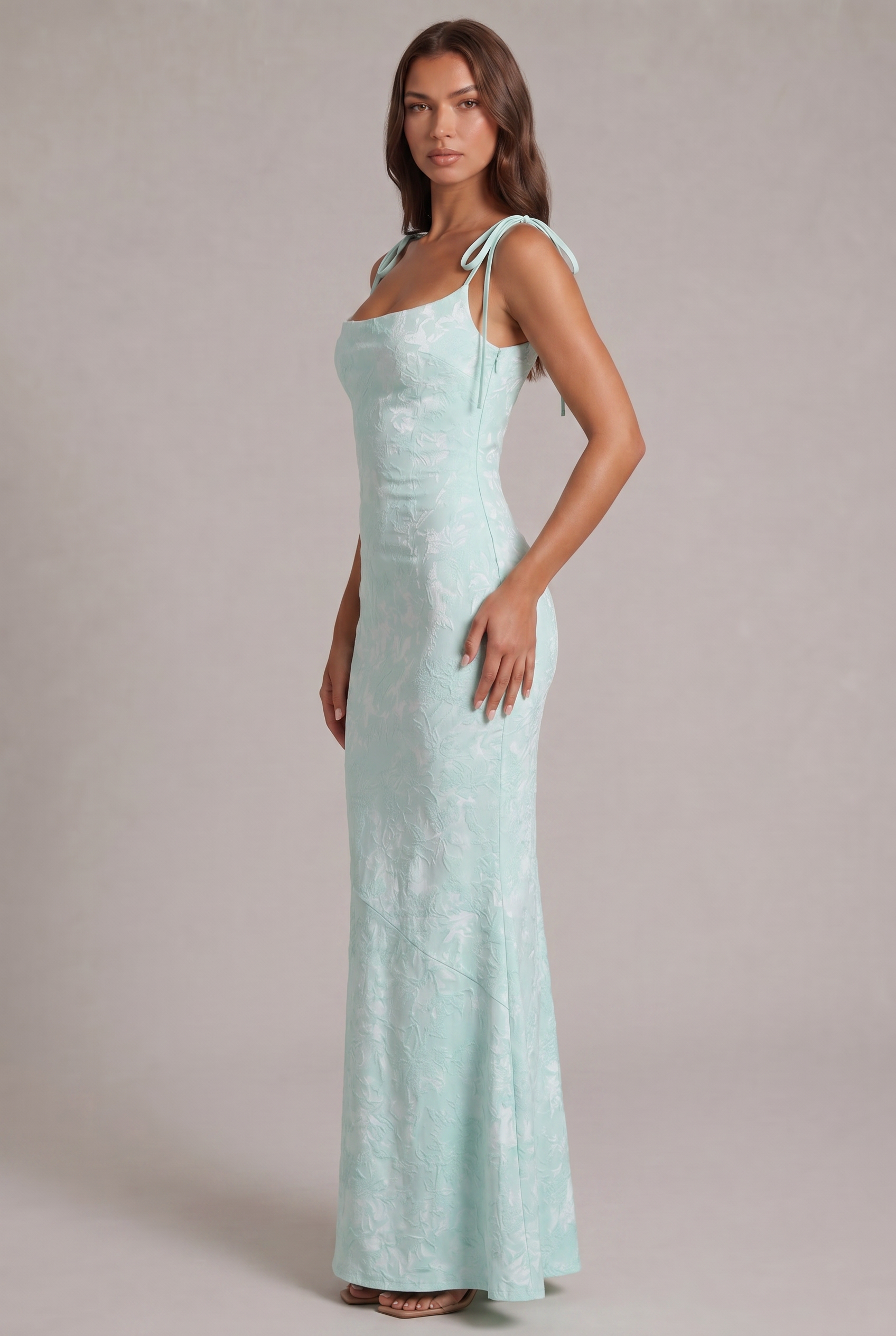 Suknia Floriana Jacquard Bloom
