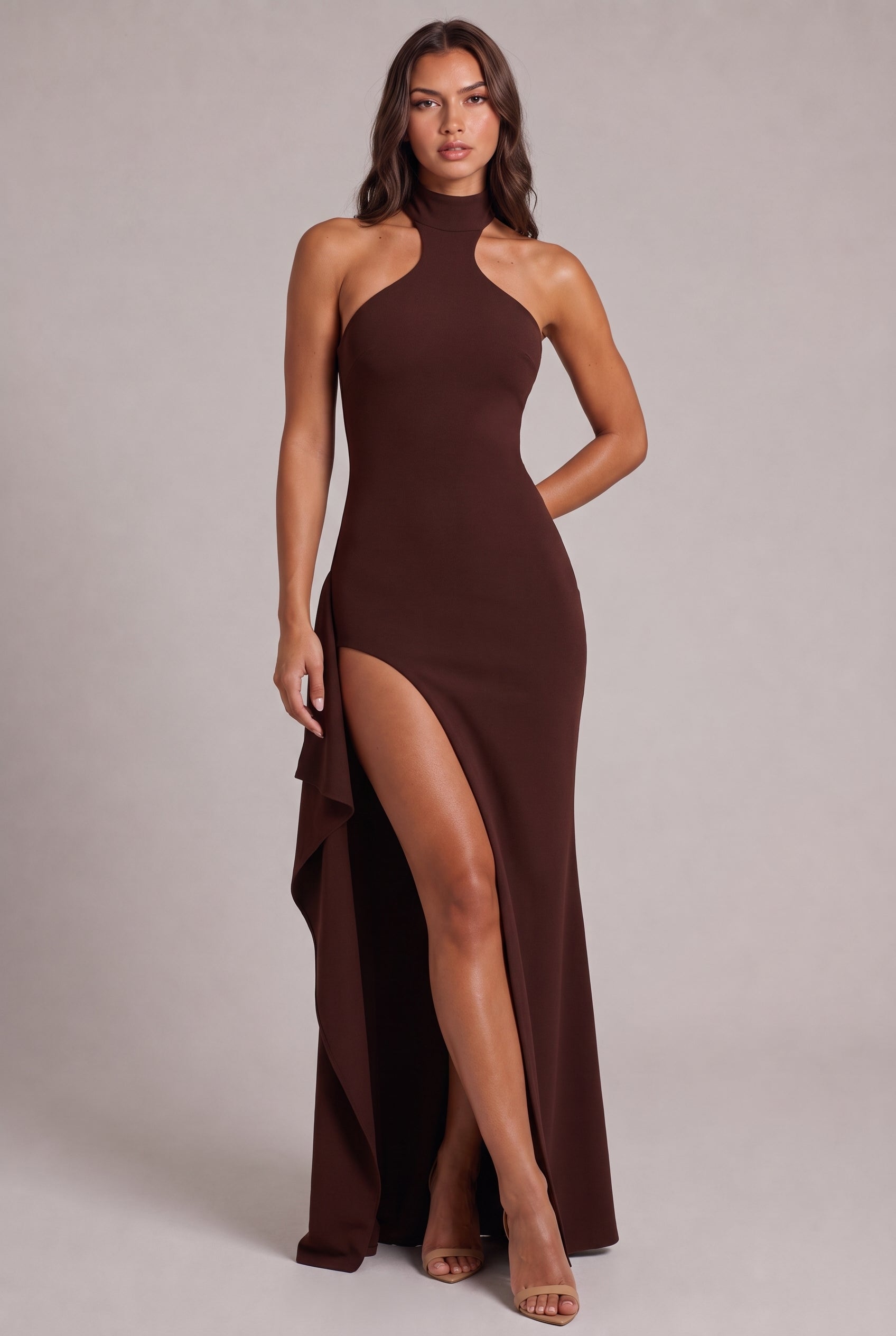Klänning Livia Satin Maxi
