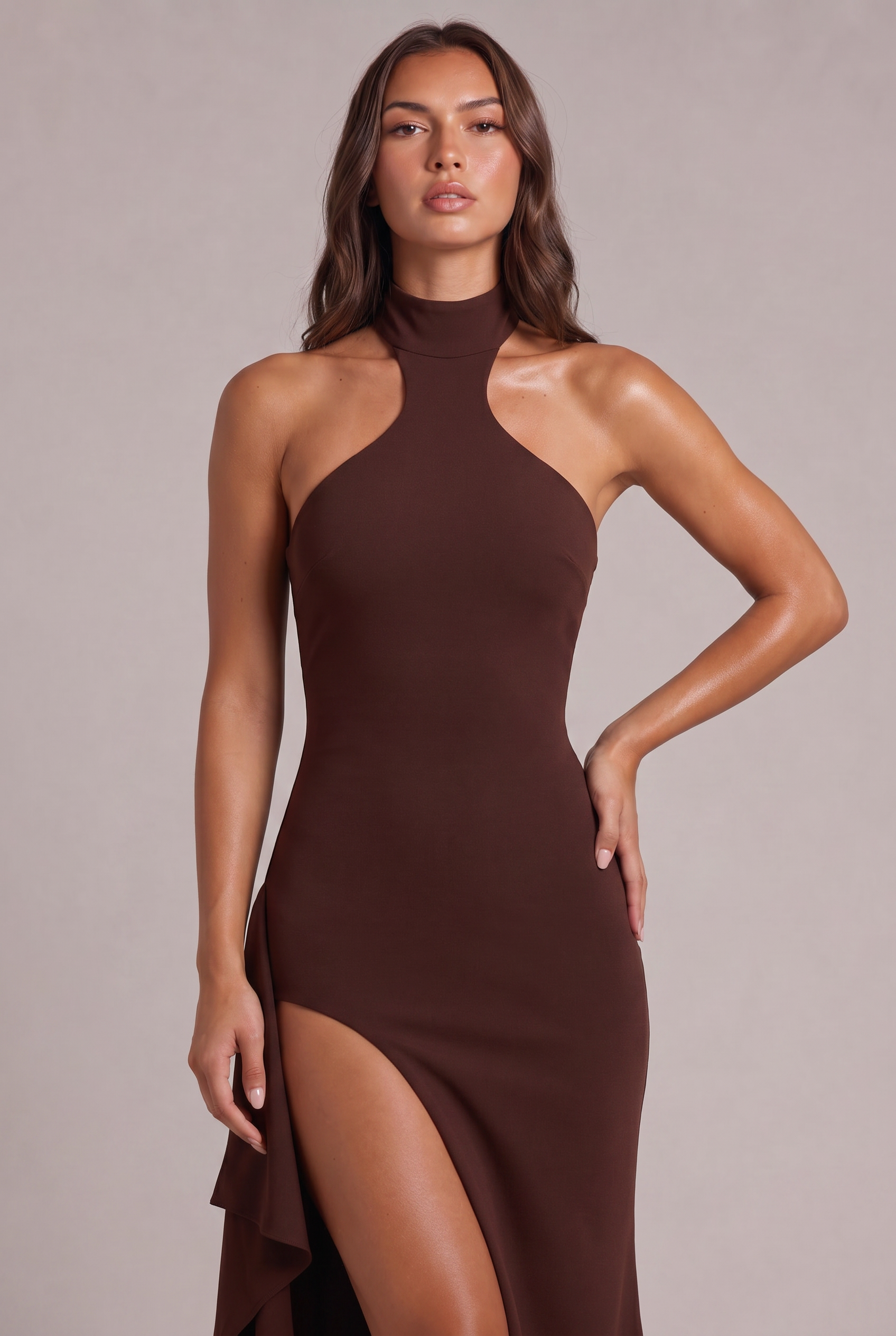 Klänning Livia Satin Maxi