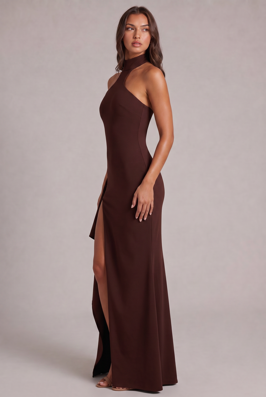 Klänning Livia Satin Maxi