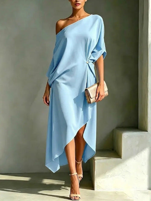 Camila – Robe élégante asymétrique