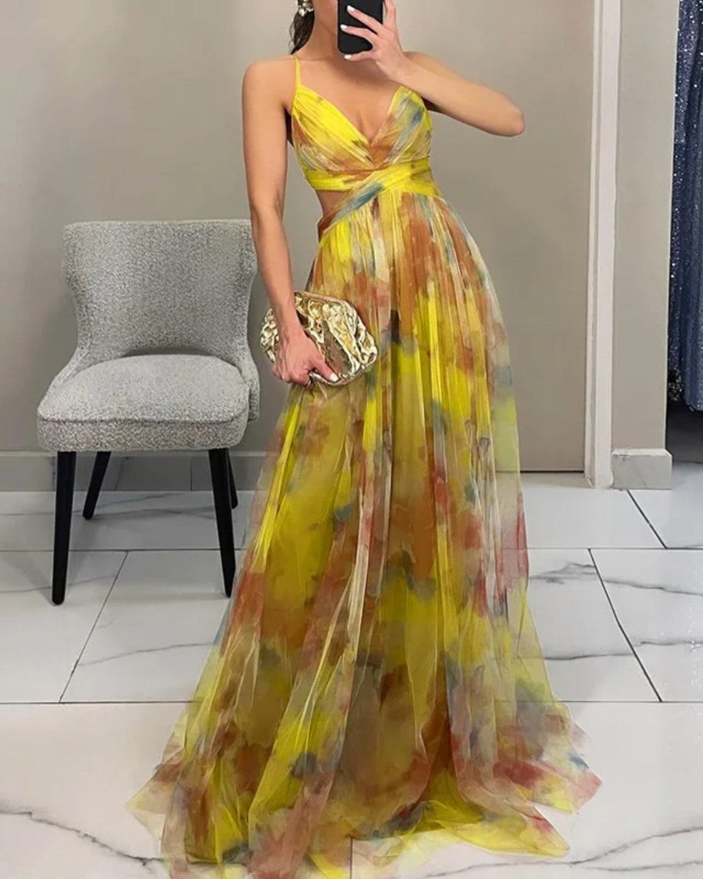 Elegant Silkesklänning Marbella – Maison Claire et Sylvie