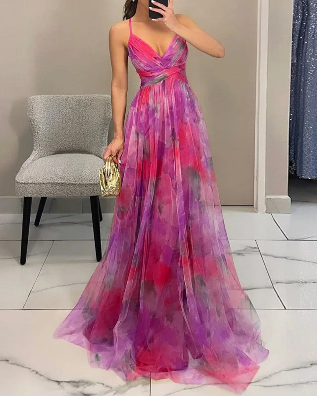 Elegant Silkesklänning Marbella – Maison Claire et Sylvie