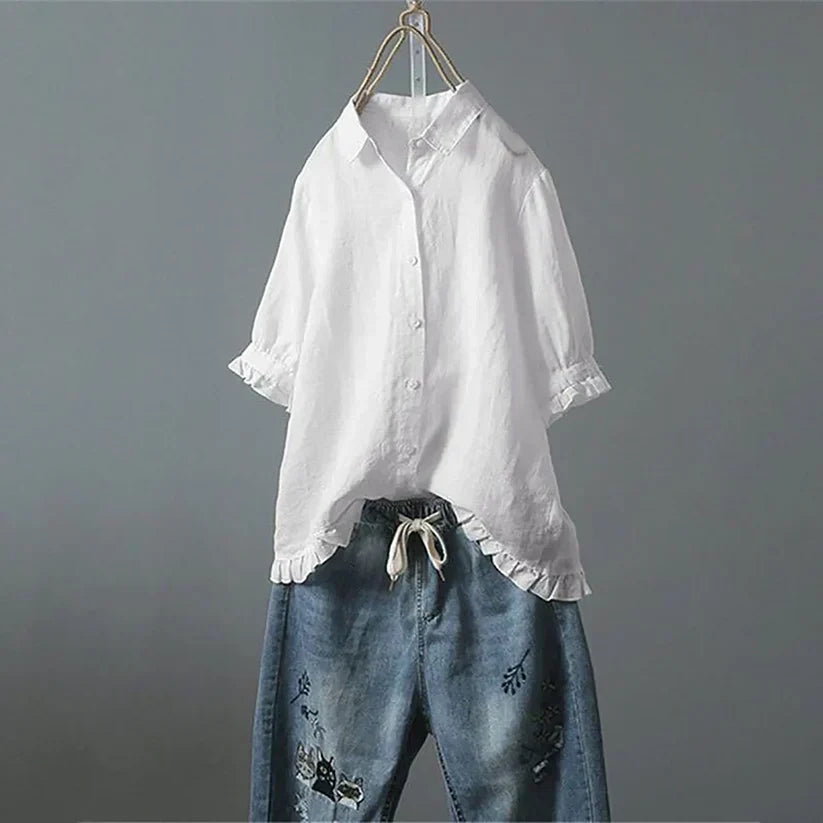 ANNA | Vardag Ruffle Top