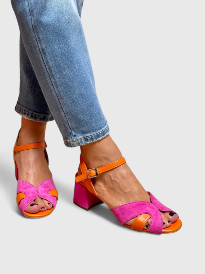Vittorina | Komfortabla Chic Klack Sandaler