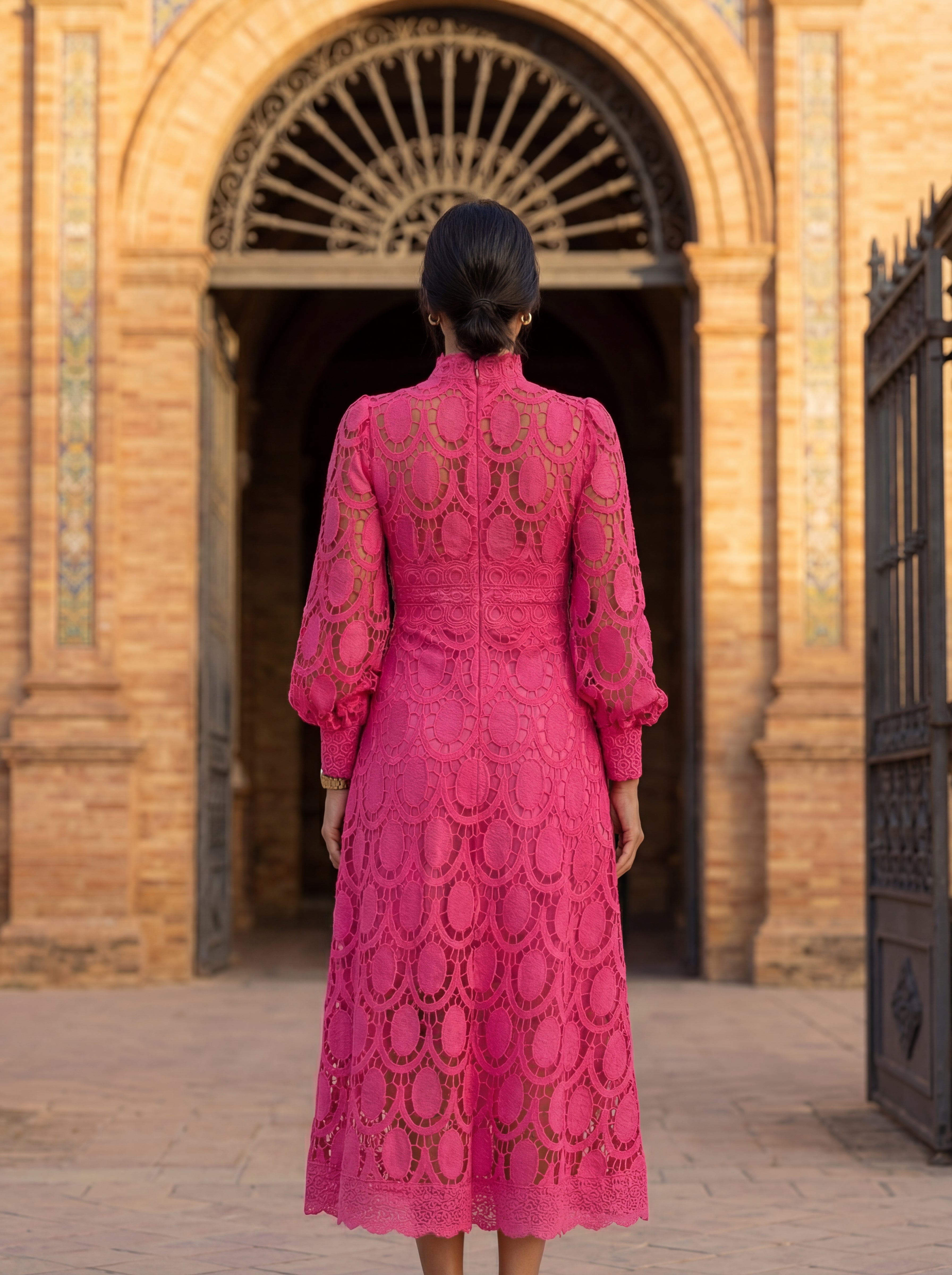 Elegant Klänning Carmona i Siden – Maison Claire et Sylvie