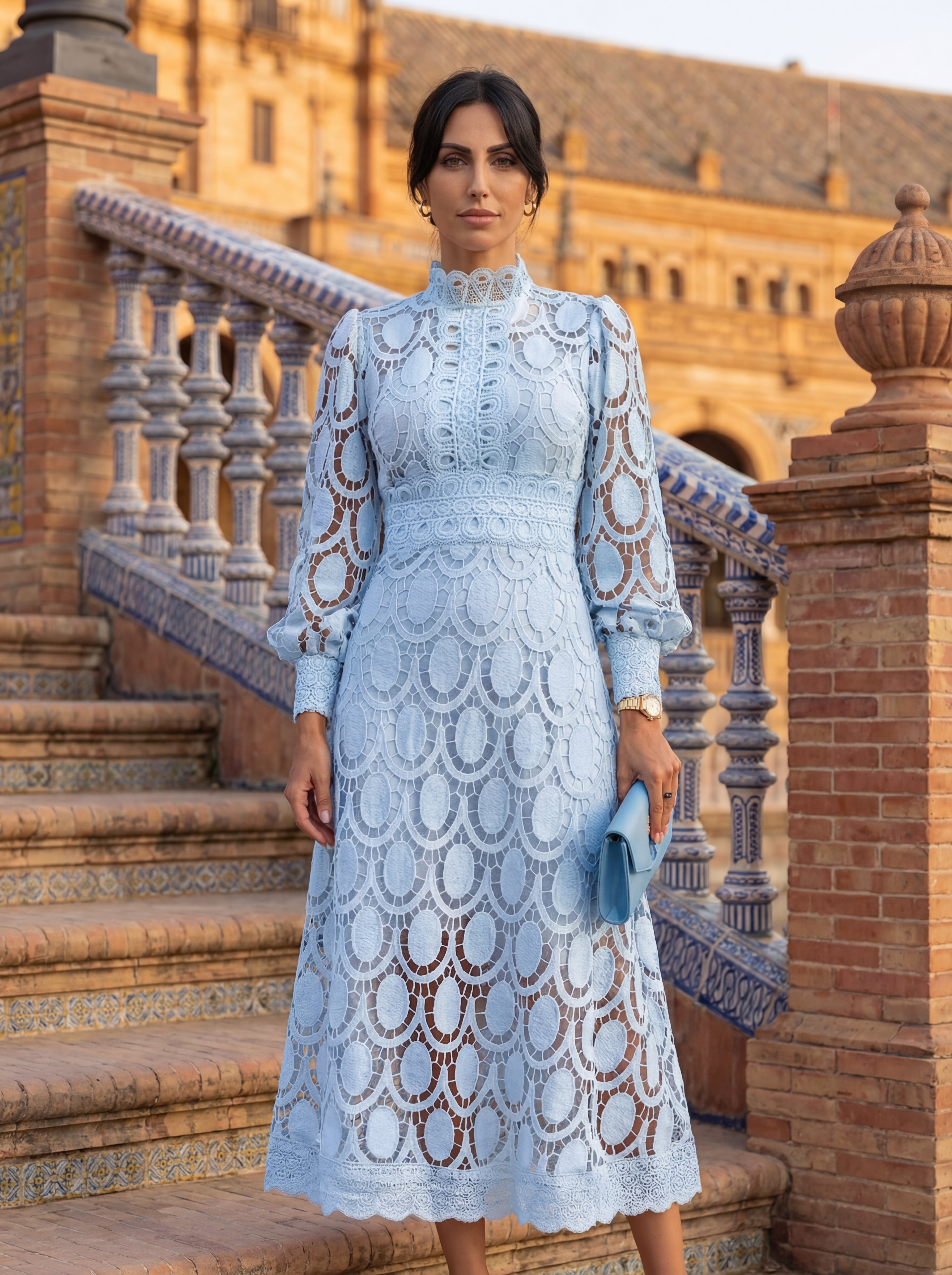 Elegant Klänning Carmona i Siden – Maison Claire et Sylvie