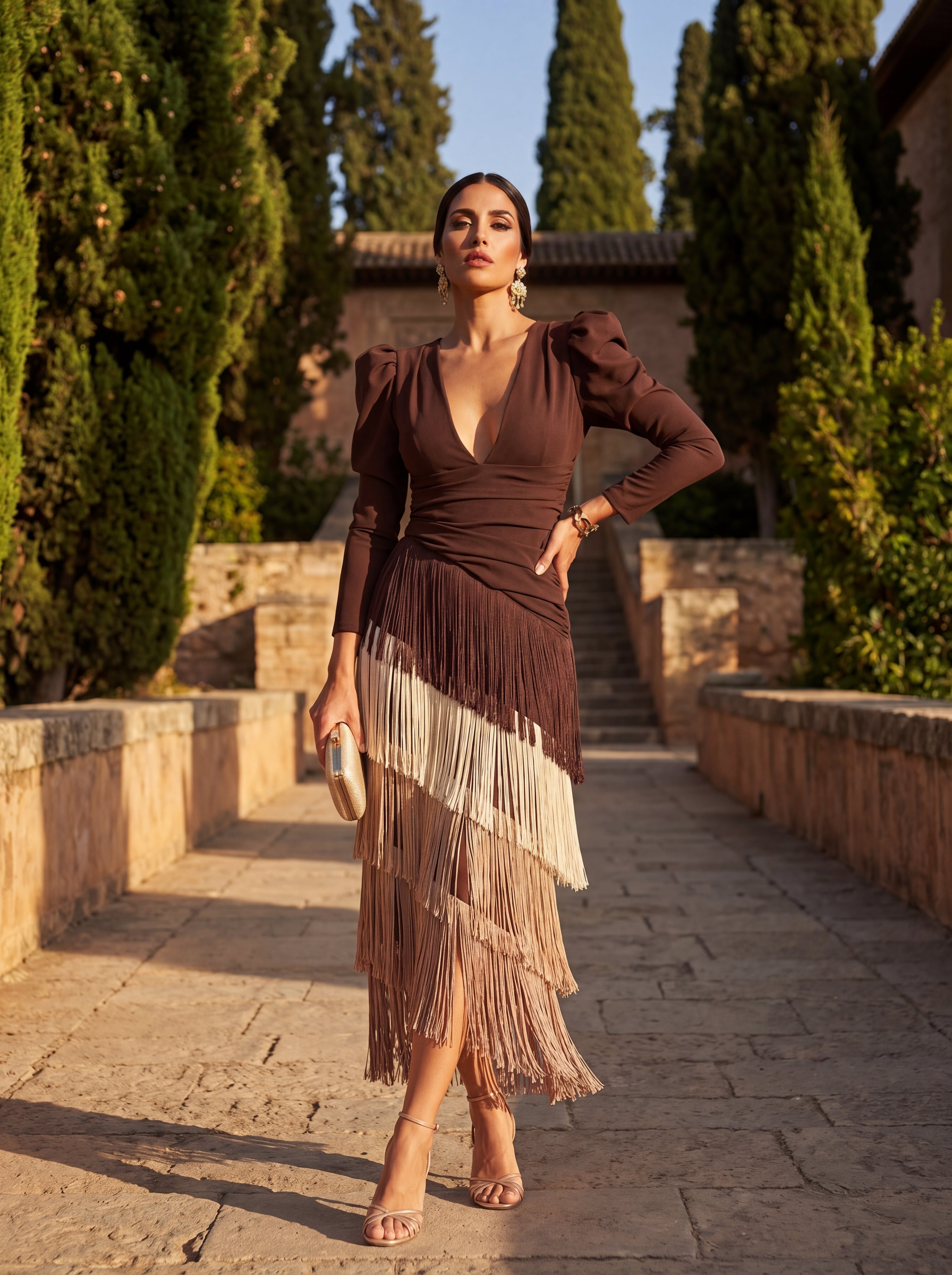 Elegant Fransklänning - Maison Claire et Sylvie