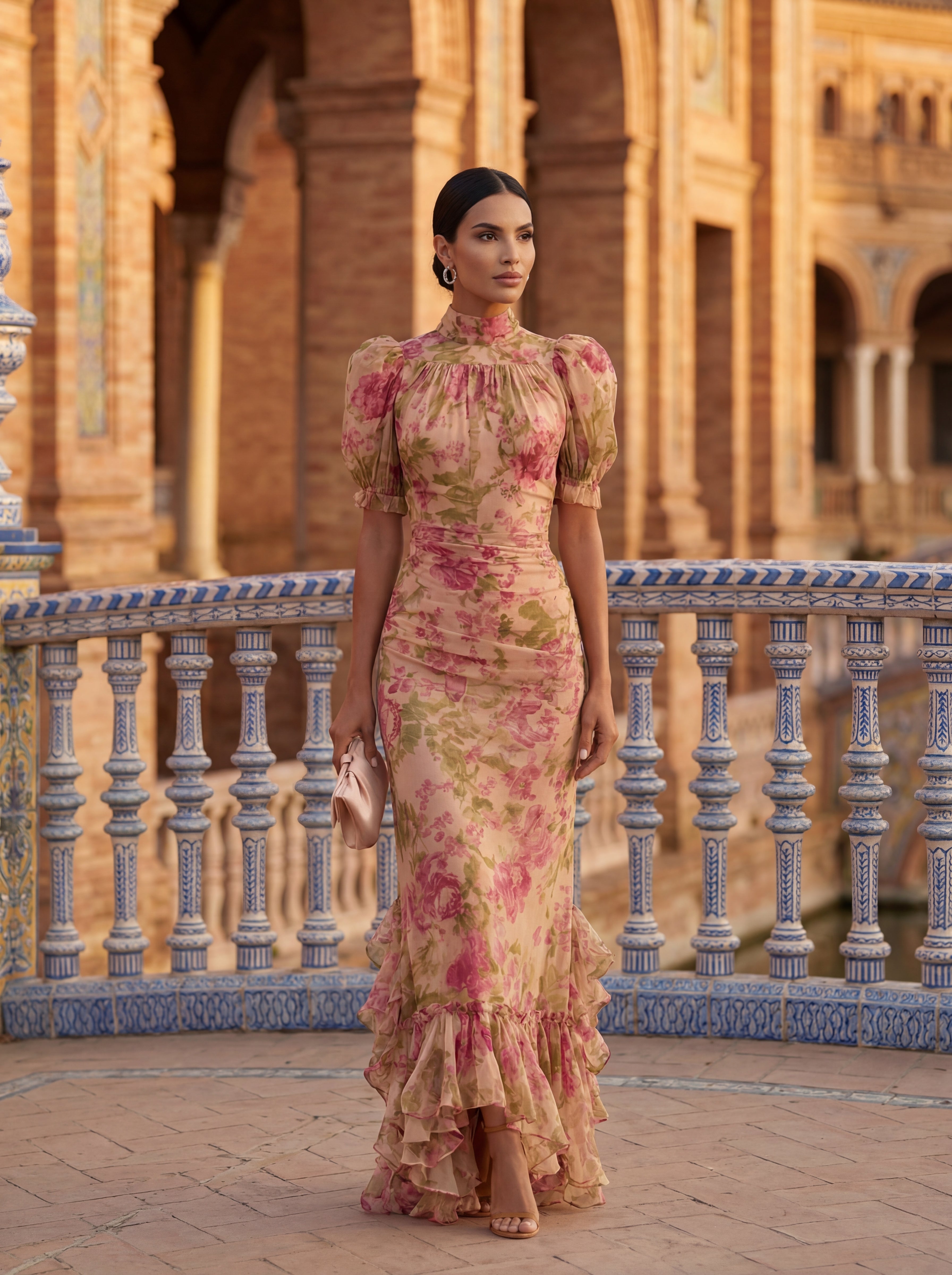 Elegant Klänning Rosario i Silke – Maison Claire et Sylvie