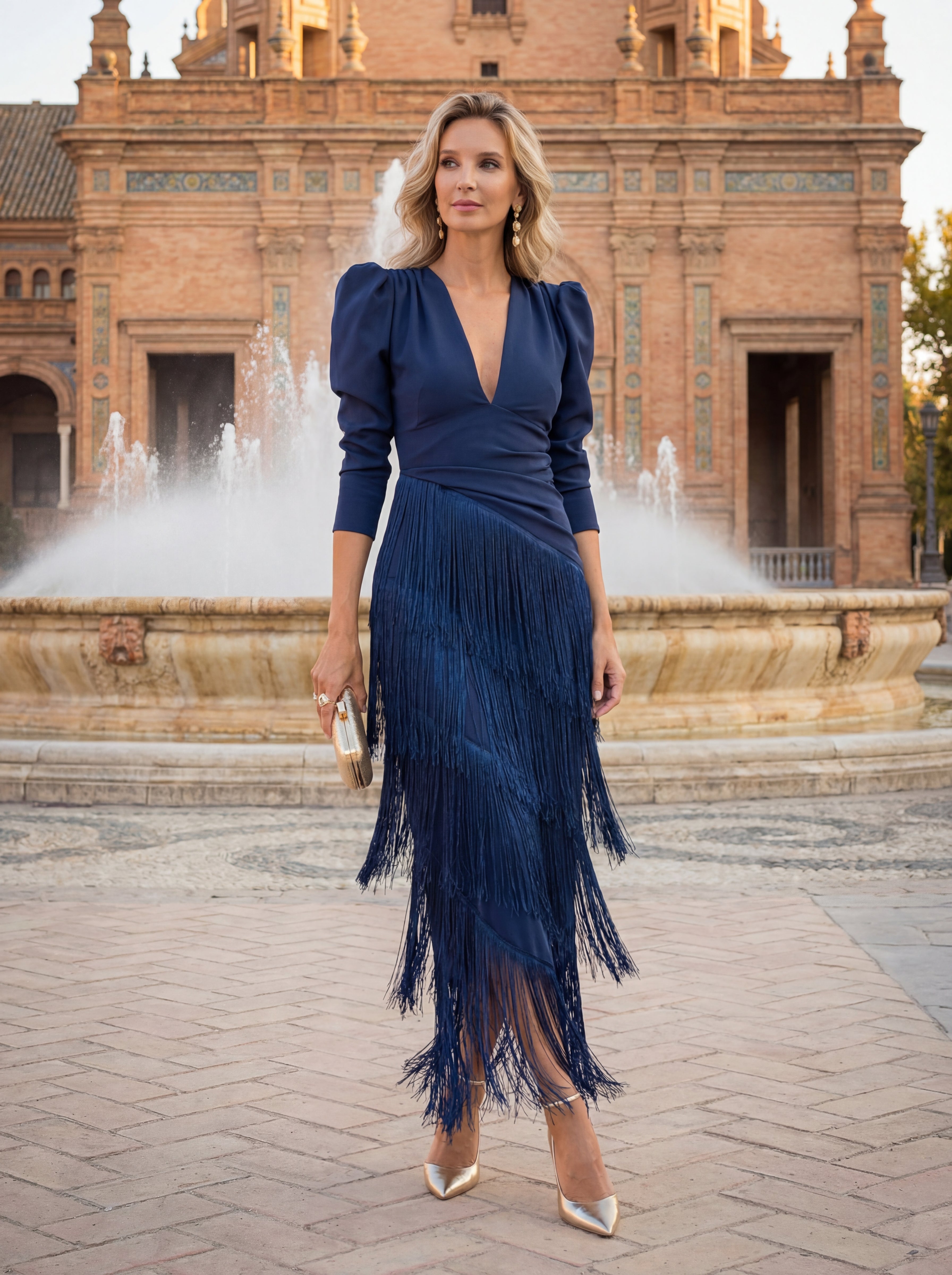 Elegant Fransklänning - Maison Claire et Sylvie