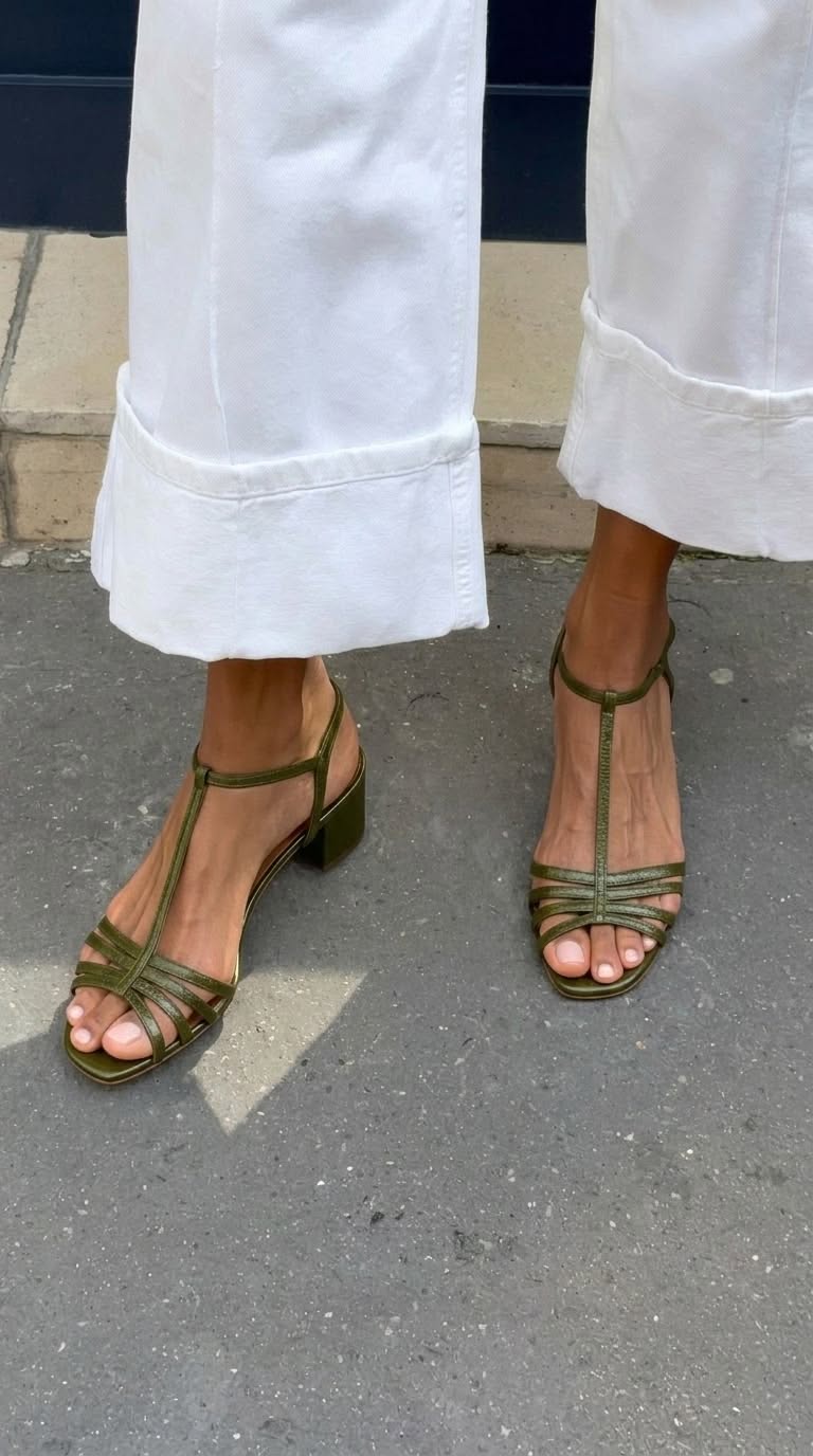 Allegra | Guldfärgade sandaler för vardaglig elegans