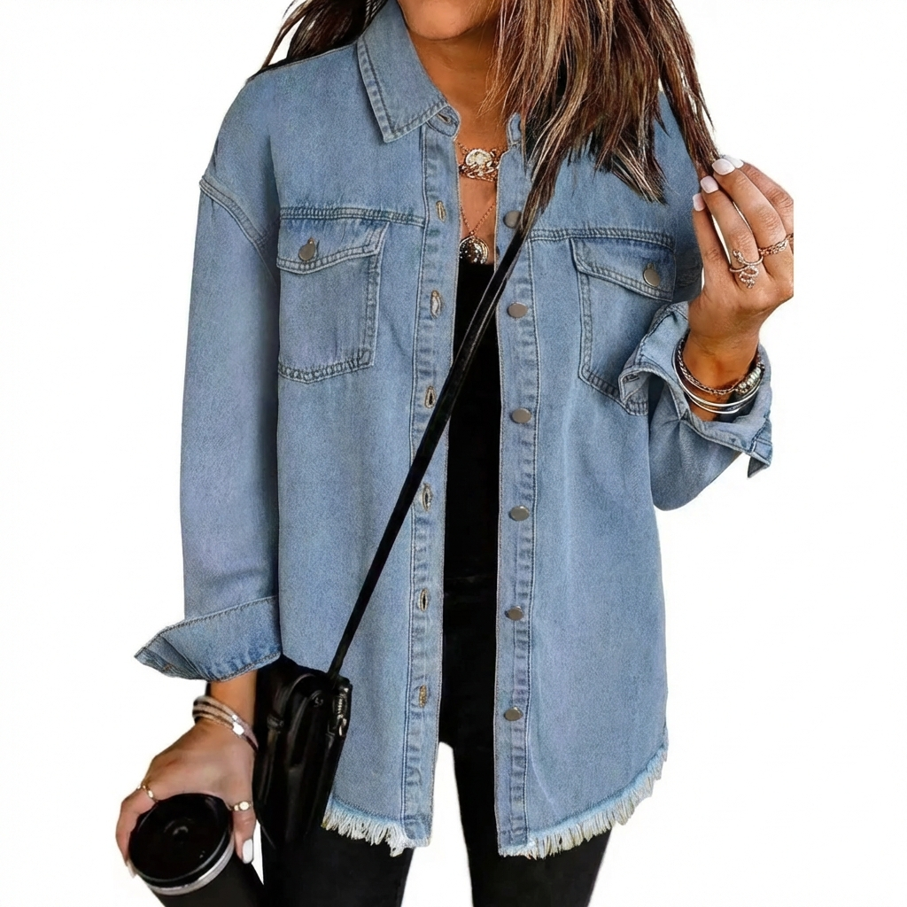 Everly | Klassisk Vardag Denim Jacka