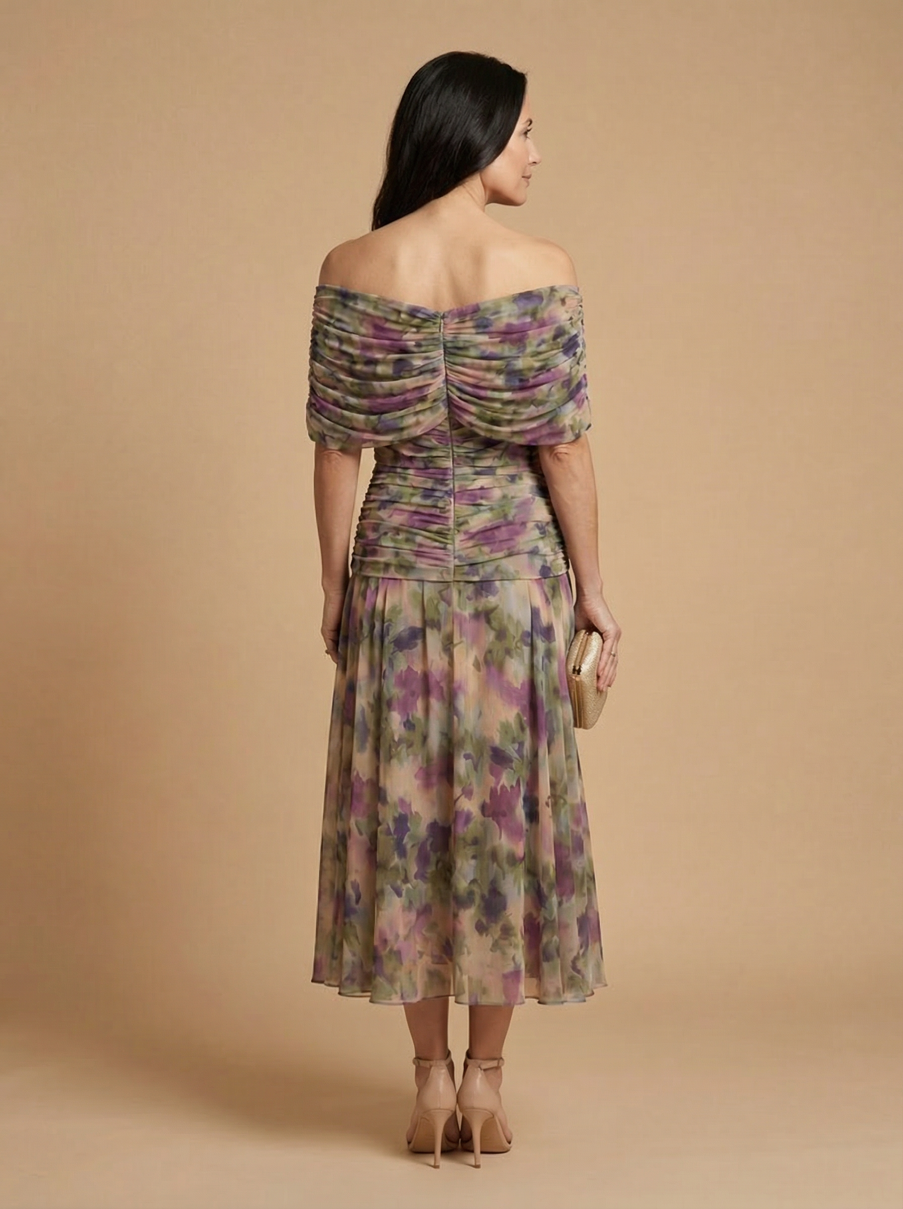 Elegant Silkesklänning Santana - Maison Claire et Sylvie
