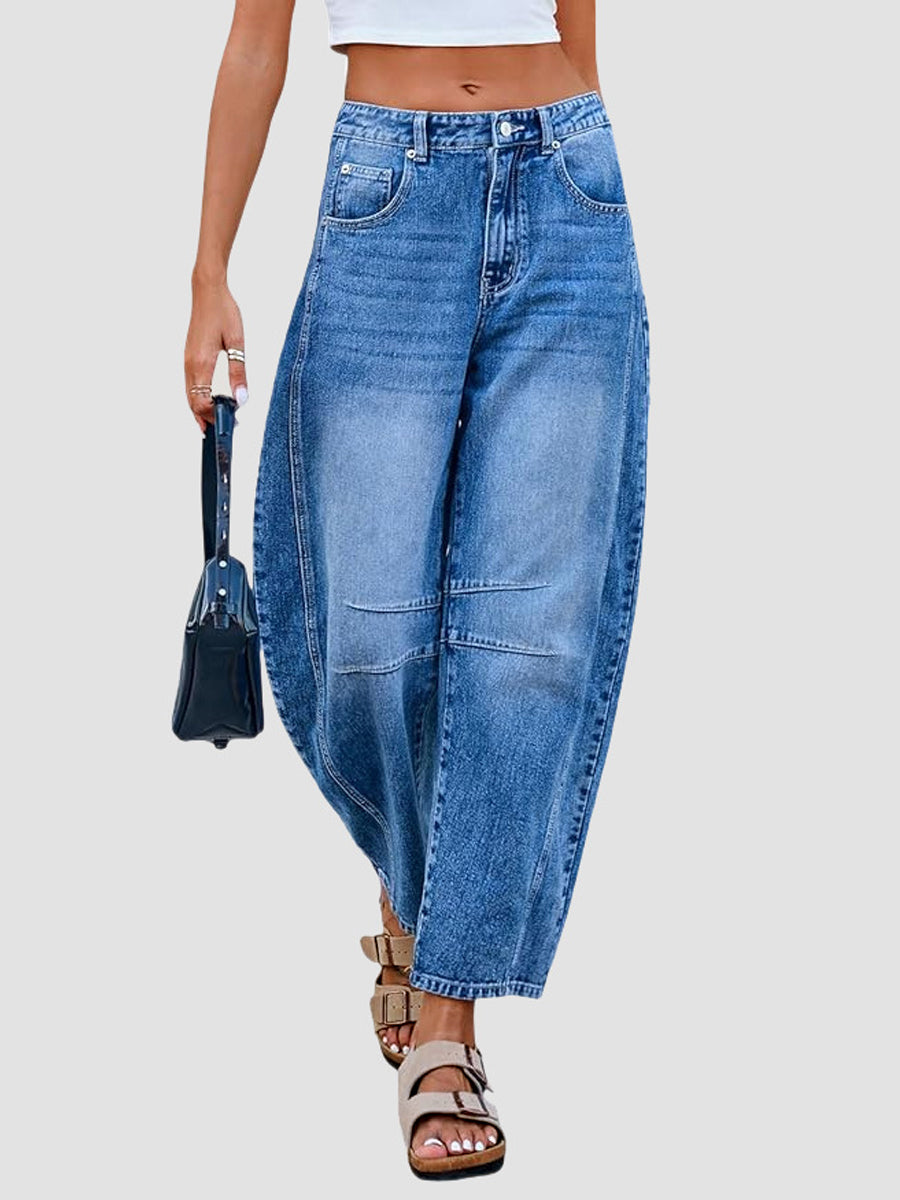 Linda | Utsvängda Casual Jeans