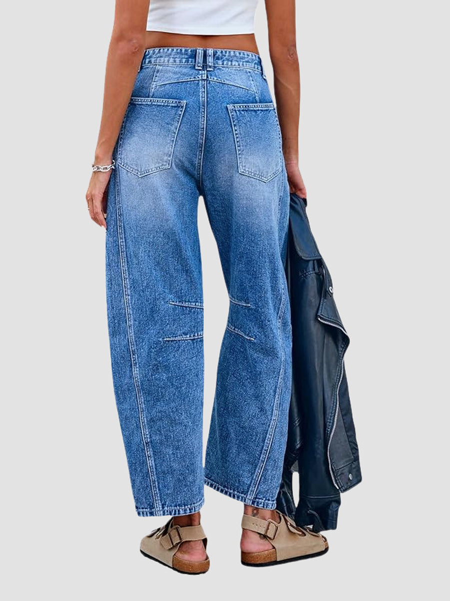 Linda | Utsvängda Casual Jeans
