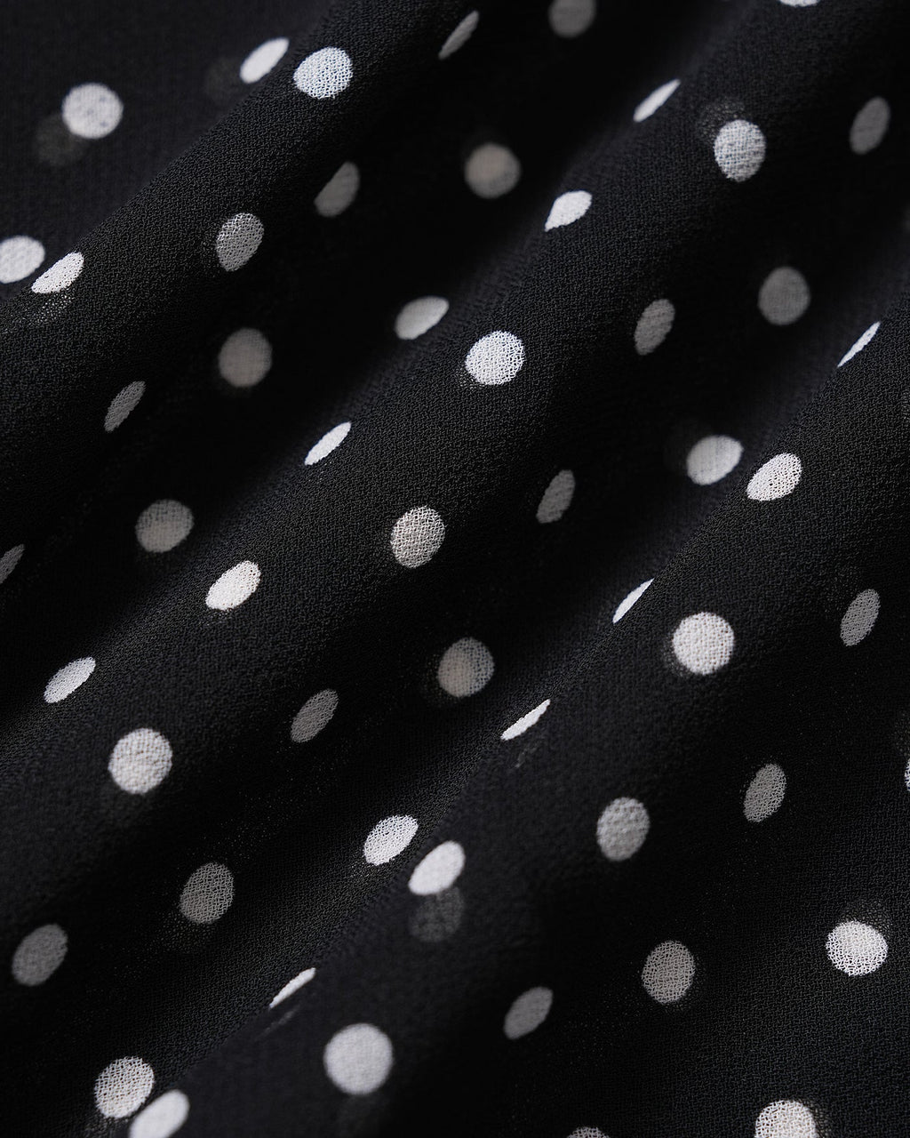 Svart Båthalsad Polka Dot Tanktop